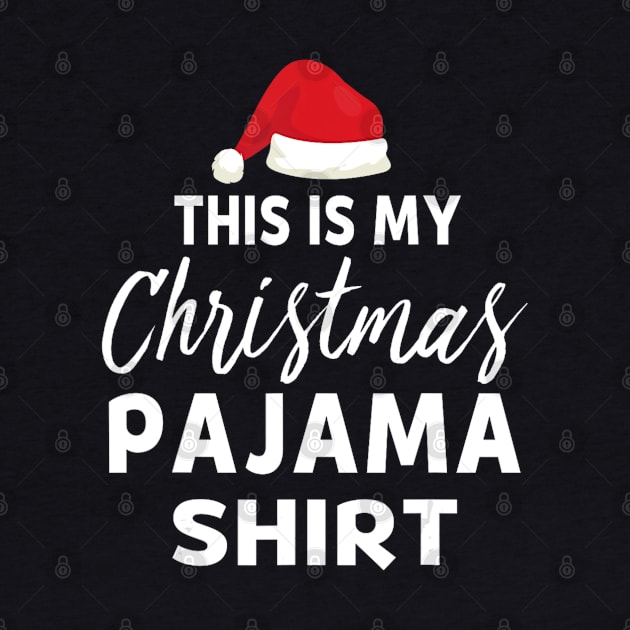 This Is My Christmas Pajama Santa Xmas Holiday Party by Mitsue Kersting